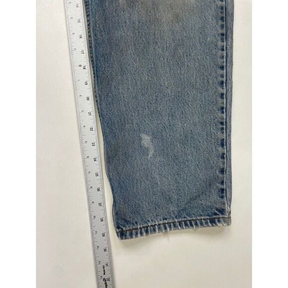 VINTAGE Levi's 550 Relaxed Fit Denim Jeans Men 37 X 30 Blue Tag Size 38 x 30 - Picture 12 of 12